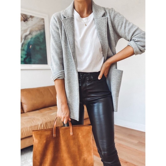 J. Crew Sweaters - J. Crew Sophie Open Front Sweater Blazer Grey XL F4